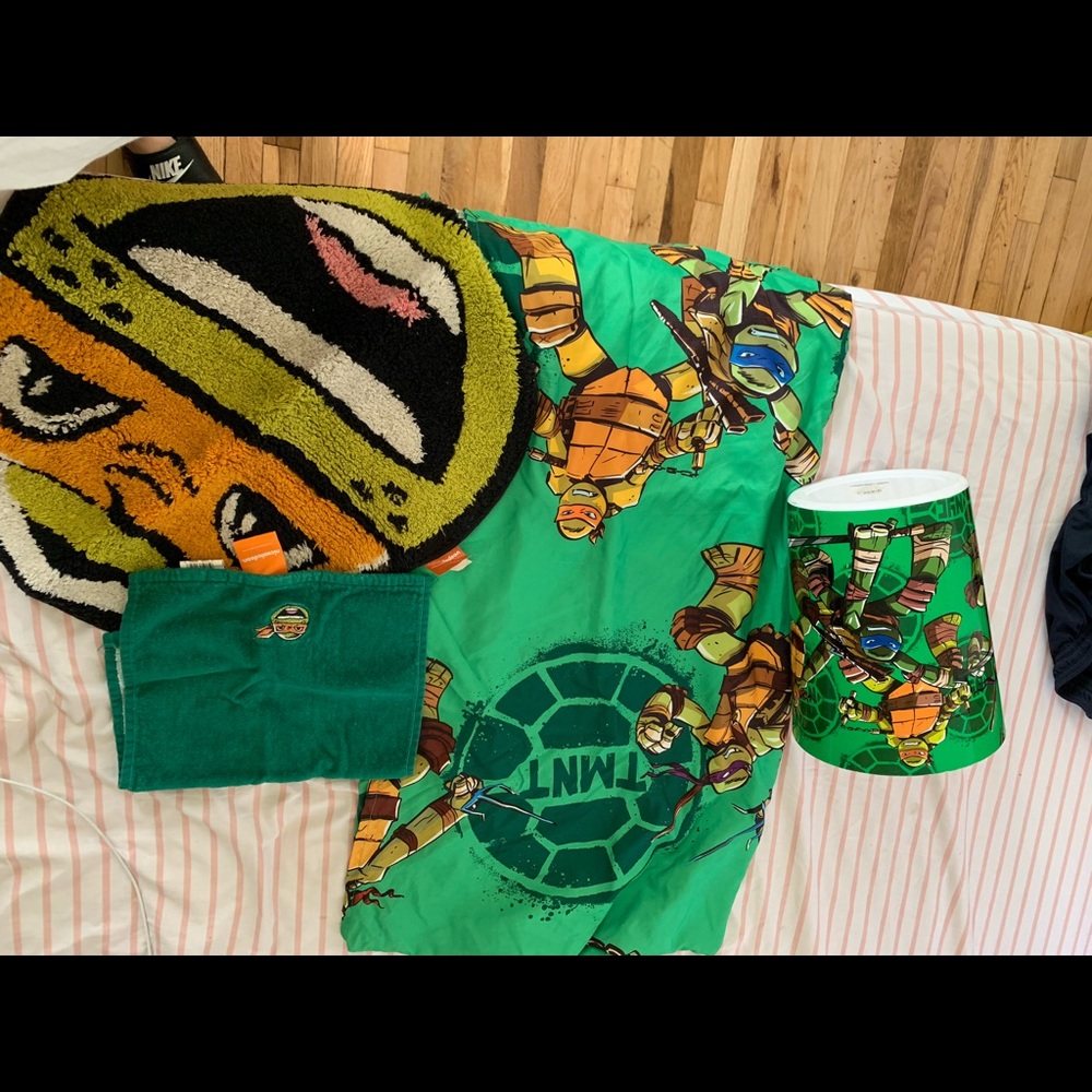 Ninja turtle bathroom set
